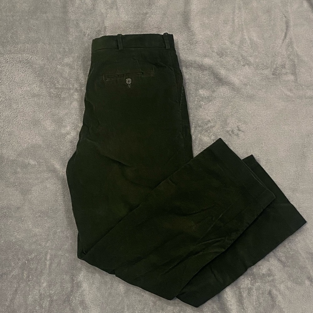 Dark Green Corduroy Pants